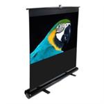 Elite Screens 100 Portable 4:3 Pull-Up Projector Screen, Floor Pull