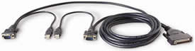 BELKIN OMNIVIEW/PRO 3 DUAL CABLE, VGA & USB, (1.8M)