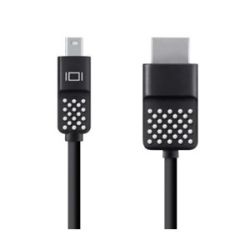 BELKIN MINI DISPLAYPORT TO HDMI CABLE, (AUDIO AND VISUAL),1.8M,BLACk, 1 YR WTY