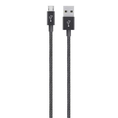 4FT Premium USBA to Usbmicrob Cable Black