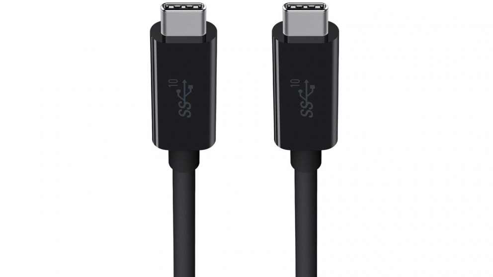 Belkin F2CU030BT1M-BLKSuperSpeed+ USB 3.1 Gen 2 Type-C to Type-C Cable (3' Black)