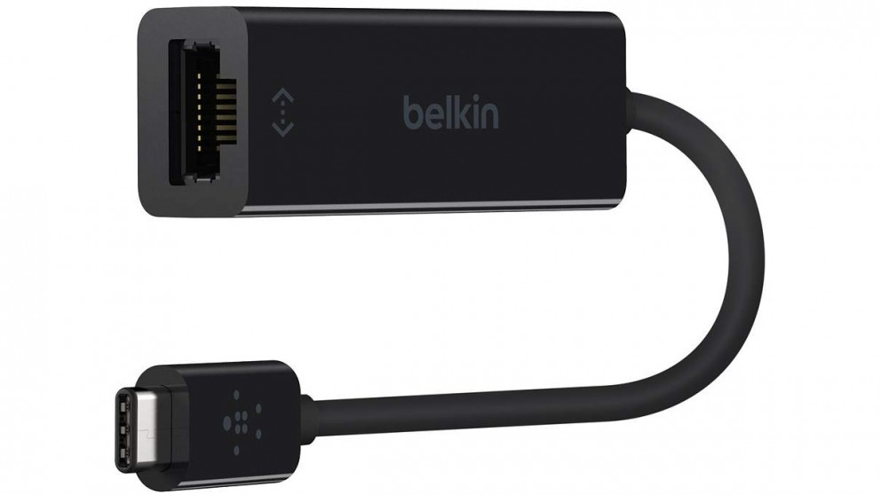 BELKIN USB-C TO GIGABIT ETHERNET ADAPTER, 2 YR WTY
