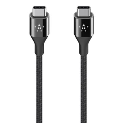 BELKIN USB-C CHARGE/SYNC CABLE,1.2M,DUPONT KEVLAR,BLACK,5 YR WTY