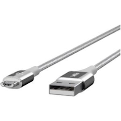 Belkin F2CU051BT04-SLVMixit DuraTek Micro-USB to USB Type-A Charging Cable (4' Silver)