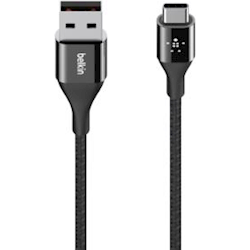 Belkin F2CU059BT04-BLKMIXIT DuraTek USB Type-C to USB Type-A Cable (4' Black)