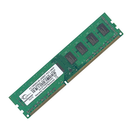 G.skill 4GB PC3-10600 / DDR3 1333 Mhz 9-9-9-24 1.5V NT 240pin dimm