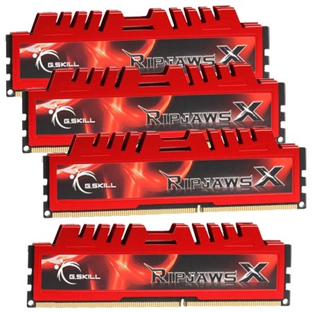 G.skill 32GB(8GB x 4) DDR3-1333 PC3 10666  CL 9-9-9-24-2N 1.5V Designed For 2nd Generation Intel® Core™ Processors