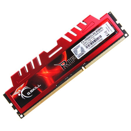 G.skill 8GB(8GB x 1) DDR3-1333 PC3 10666  CL 9-9-9-24-2N 1.5V Designed For 2nd Generation Intel® Core™ Processors