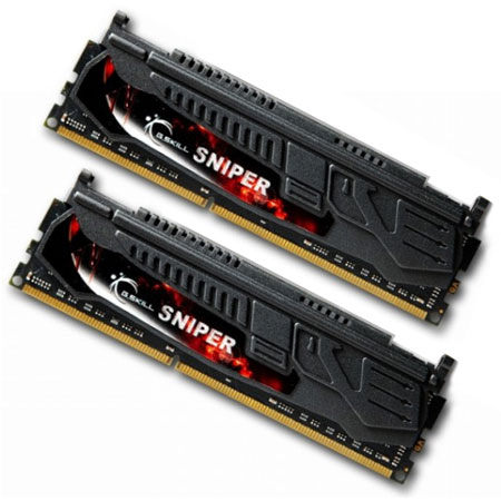 G.skill 8GB(4GB x 2)DDR3-1600 PC3 12800 ) CL 9-9-9-24-2N 1.5 Volts