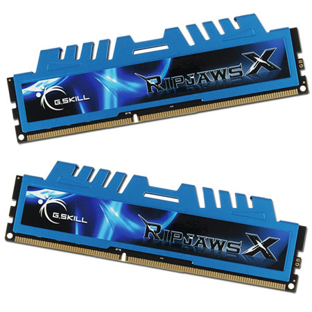 G.skill 8GB(4GB x 2)DDR3-1600 PC3 12800  CL 9-9-9-24-2N 1.35 Volts