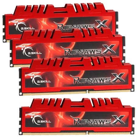 G.skill 16GB(4GB x 4)DDR3-1600 PC3 12800  CL 9-9-9-24-2N 1.5V Designed For 2nd Generation Intel® Core™ Processors