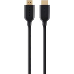 2M HDMI M/M High Speed with Ethernet Black Gold Cable