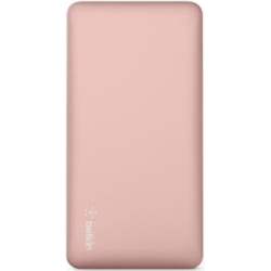 BELKIN POCKET POWER BANK,5000mAh, USB (1), MIRCO USB (1),ROSE GOLD, 2YR WTY