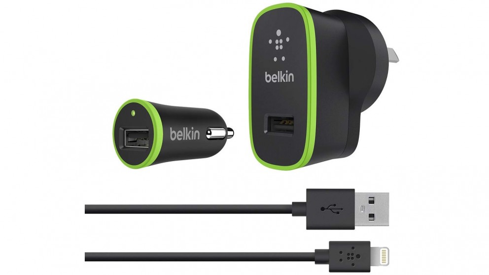 Belkin Charger Kit with Lightning to USB Cable