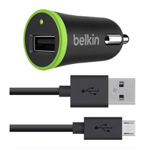 Belkin Universal Car Charger with Micro USB ChargeSync Cable