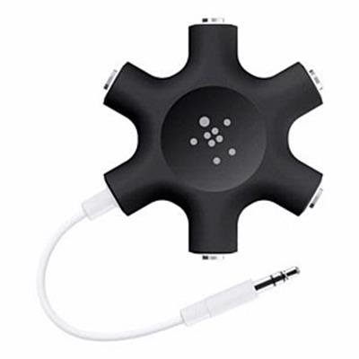 Belkin Rockstar Multiple Headphone Splitter - Black