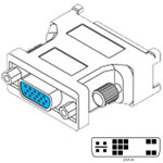 Matrox FADAPT20 DVI-A to VGA Adapter