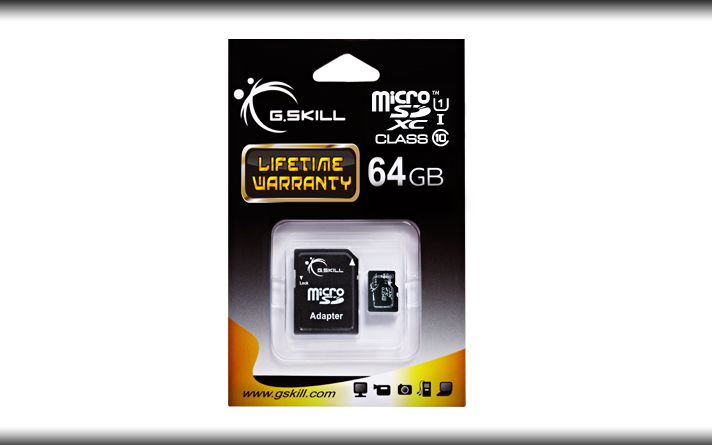 G.skill 64GB Micro SDXC UHS Speed Class 1
