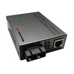ServerLink 10/100Base-TX to 100Base-FX Fibre Media Converter SC Single-Mode 1550nm to 100km