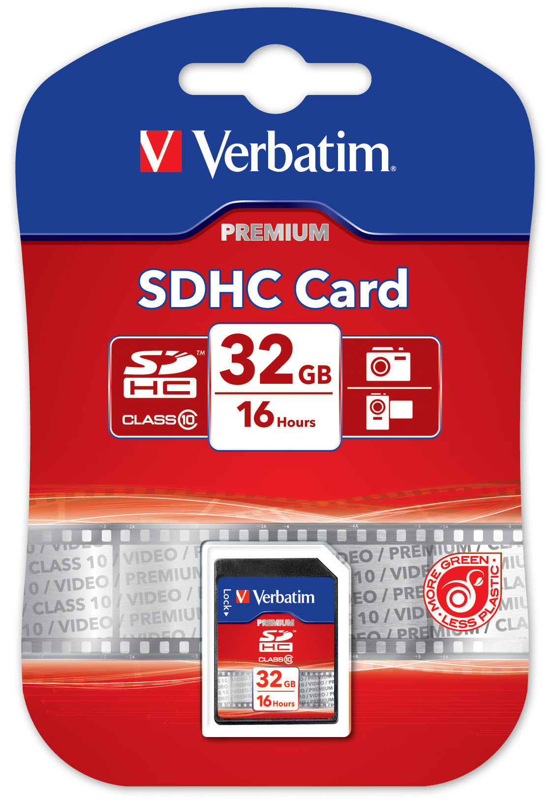 Verbatim SDHC 32GB (Class 10) Up to 45MB/Sec 300X read speed