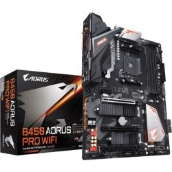 GIGABYTE B450 AORUS PRO WIFI MB, AM4, 4xDDR4, 6xSATA, 2xM.2, USB-C, WIFI, ATX, 3YR