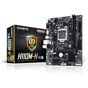 INTEL H110(LGA1151);2xDDR4(2133);1xPCIEx16;2xPCIEx1;4xSATA6;HDMI;D-sub;4xUSB3;6xUSB2