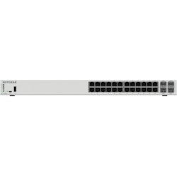 NETGEAR Insight Managed 28-port Gigabit Ethernet 390W PoE+ Smart Cloud Switch with 2 SFP and 2 SFP+ 10G Fiber ports (GC728XP)