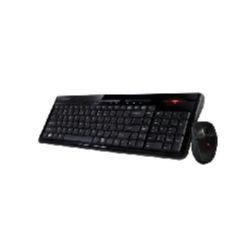 Gigabyte GK-KM7580 2.4Ghz Wireless Multimedia Keyboard and Mouse, Black, Nano receiver, DPI adjustable 500-1000, 15 Hot Keys, Spill-resistant Design