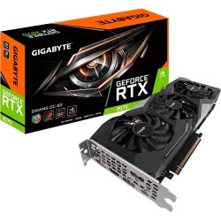 GIGABYTE GF RTX 2070 PCIe x16, 8GB GDDR6, 3xDP, 1xHDMI, USB-C, GAMING OC, 3YR WTY