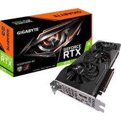 GIGABYTE GF RTX 2070 PCIe x16, 8GB GDDR6, 3xDP, 1xHDMI, USB-C, WINDFORCE 3, 3YR WTY