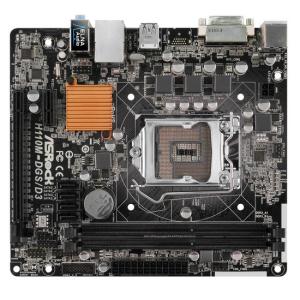 ASRock H110M-DGS/D3 LGA1151 mATX Motherboard