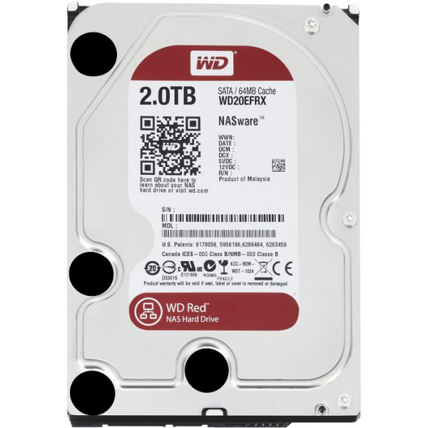 WD Red 2TB NAS  64MB 3.5