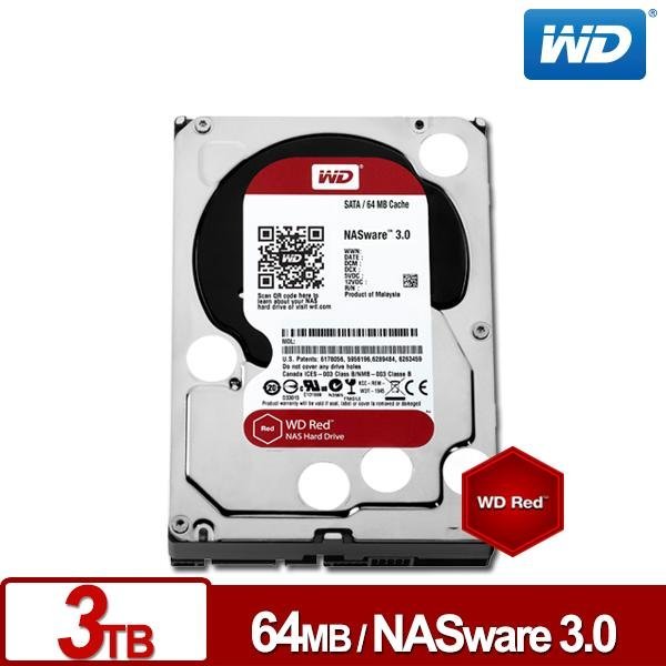 WD Red 3TB NAS 64MB 3.5