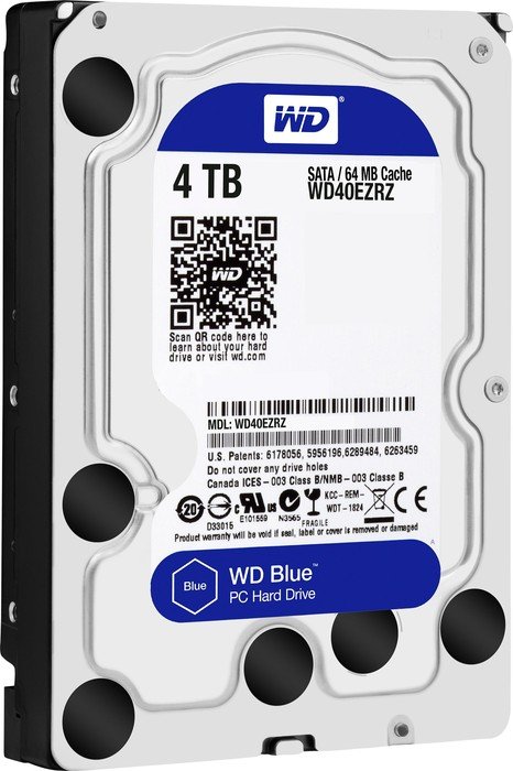 WD Blue 4TB SATA3 64MB 3.5