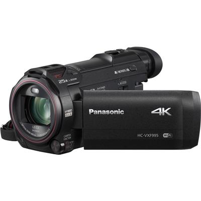4K ULTRA HD CAMCORDER WITH VIEWFINDER AND WIFI: 4K 2160p/72Mbps BSI Sensor 1.56 million dot EVF F1.8-3.6 LEICA lens 20x Optical Zoom 3 460.8k dot LCD Touchscreen Cinema-like Effects 4K Photo