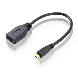 15cm Micro HDMI (M) to HDMI (F) Adapter - Male to Female