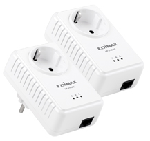 Edimax 500Mbps Nano PowerLine Adapter Kit with Integrated Power Socket