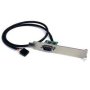 24 inch Internal Motherboard USB Header to Serial RS232 Adapter