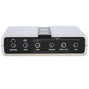 StarTech 7.1 USB Audio Adapter External Sound Card with SPDIF Digital Audio