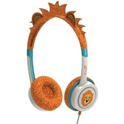 iFrogz Little Rockers Kidsafe Headphones Orange Lion