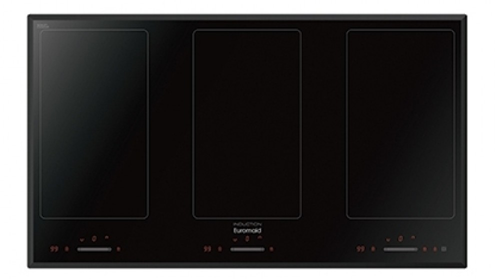 Euromaid 90cm 3 Burner Flexizone Induction Cooktop