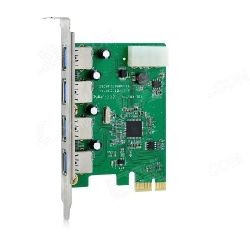 IOCrest IOUSB4.3-B4 USB 3.0 4-Port PCI Express Card (2external/1internalheader)