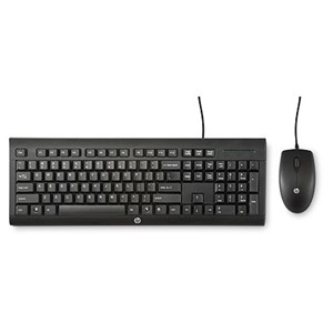 HP C2500 DESKTOP WIRED KEYBOARD AND MOUSE SET