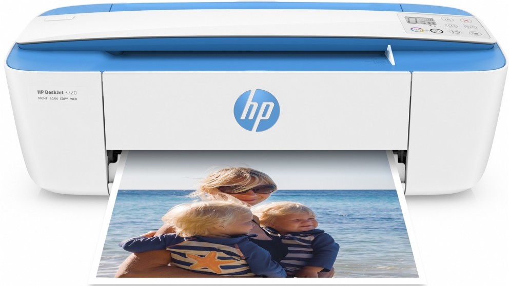 HP DeskJet 3720 All-in-One, Print, Copy, Scan, wireless, 64MB, up to 19ppm, up to 1000 pages/mth, 360 MHz, 3.34kg