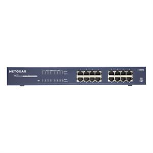 Netgear JGS516PE ProSAFE Plus 16 Port Gigabit Rackmount Switch with POE