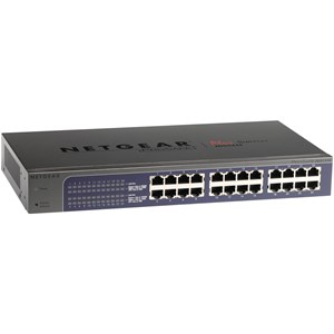 NETGEAR JGS524PE ProSAFE Plus 24-Port Gigabit Rackmount Switch with 12 PoE