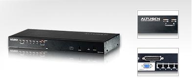 Aten 8 Port Cat 5 High-Density Rackmount KVM Switch