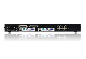 KH2508A 2-console 8-Port Cat 5 High-Density KVM Switch
