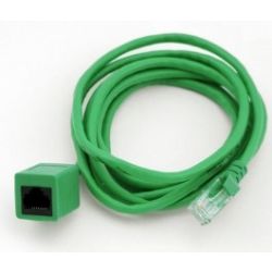 8Ware Cat5e UTP Male to Female Ethernet Extension Cable - 2m - Green