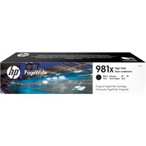 HP 981X Black Original PageWide Crtg